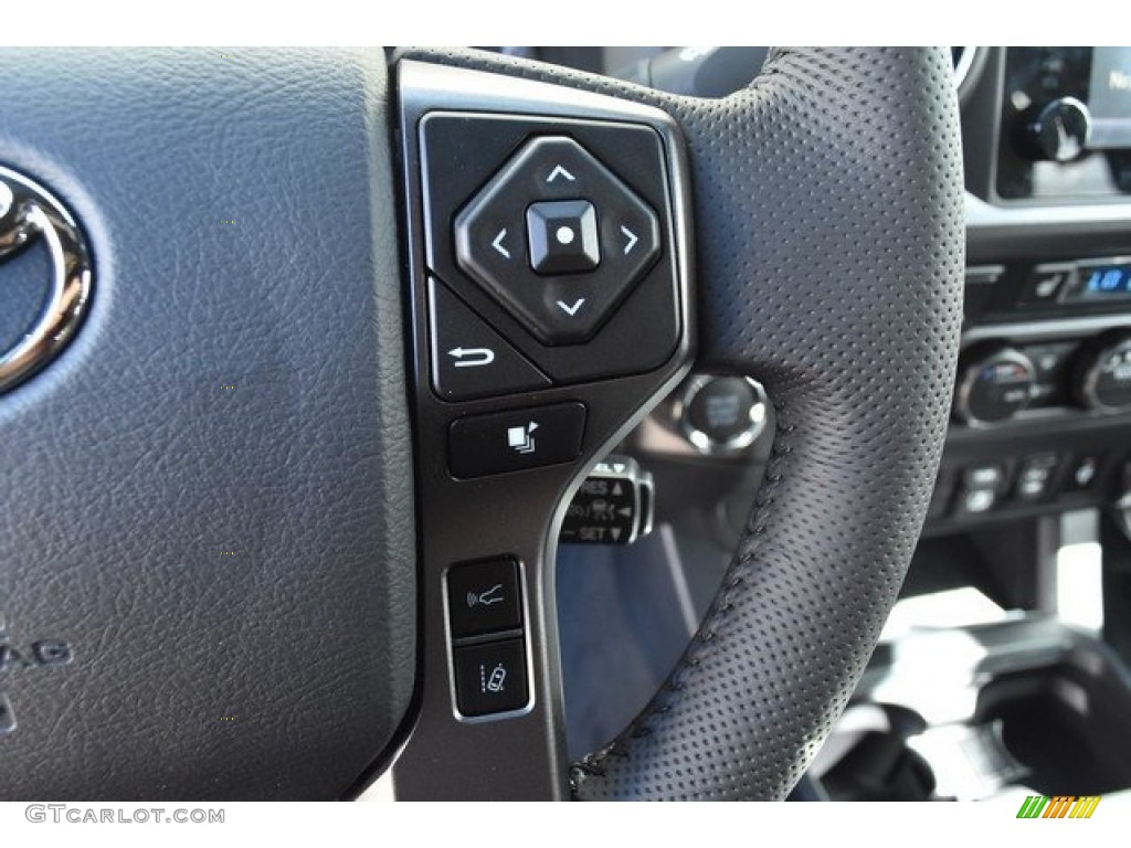 2019 Toyota Tacoma TRD Off-Road Double Cab 4x4 TRD Graphite Steering Wheel Photo #129765902