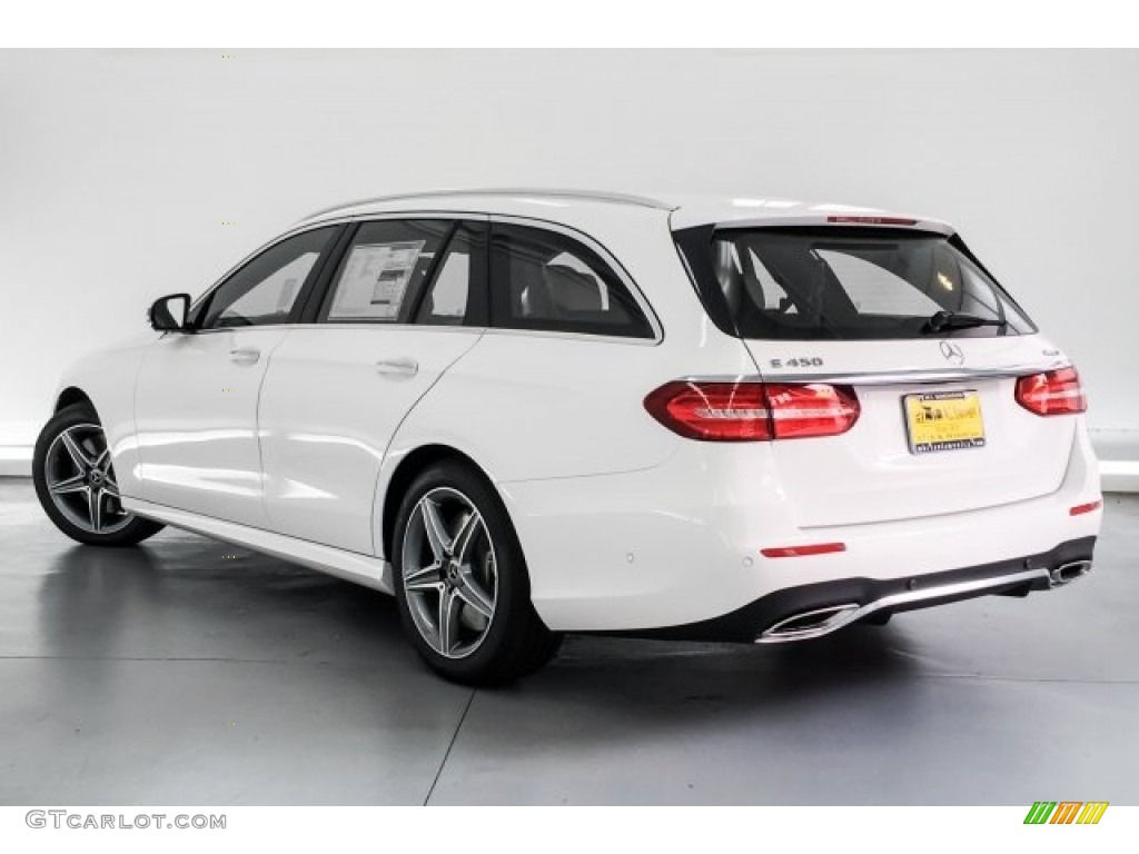 2019 E 450 4Matic Wagon - Polar White / Macchiato Beige/Black photo #2