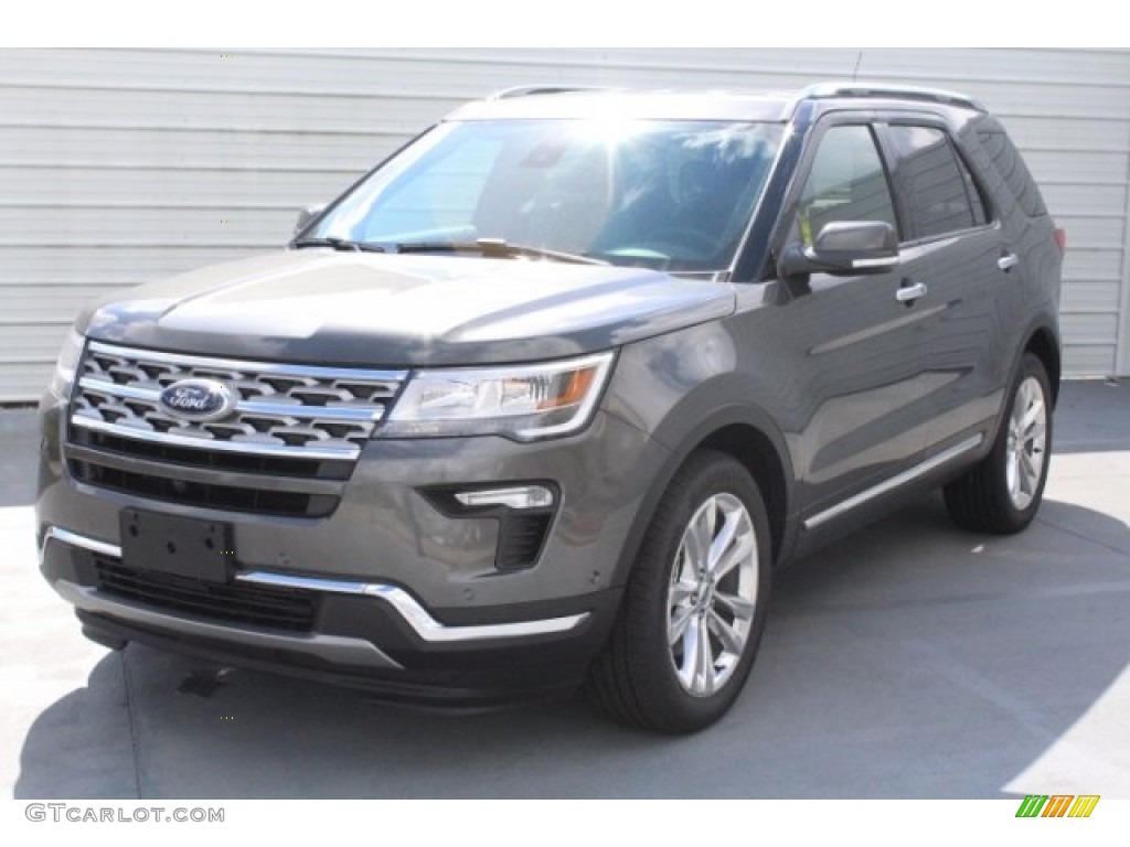2018 Explorer Limited - Magnetic Metallic / Ebony Black photo #3