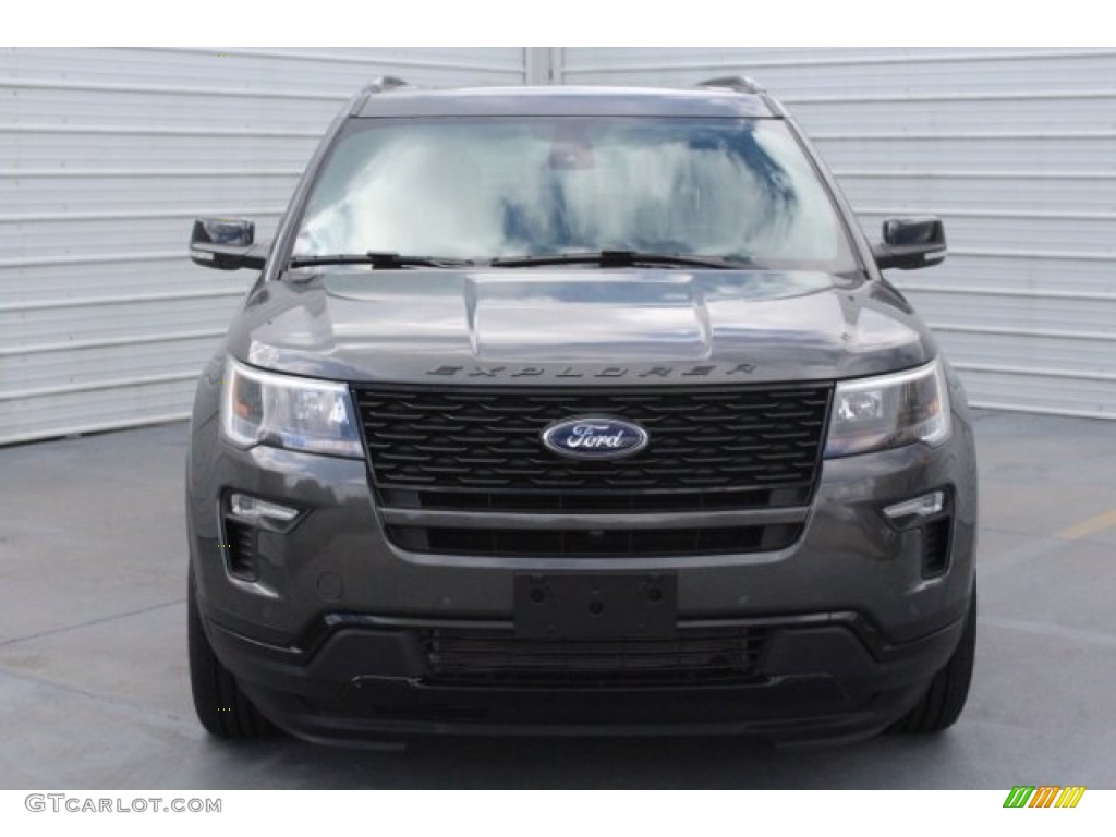 2018 Explorer Sport 4WD - Magnetic Metallic / Ebony Black photo #2