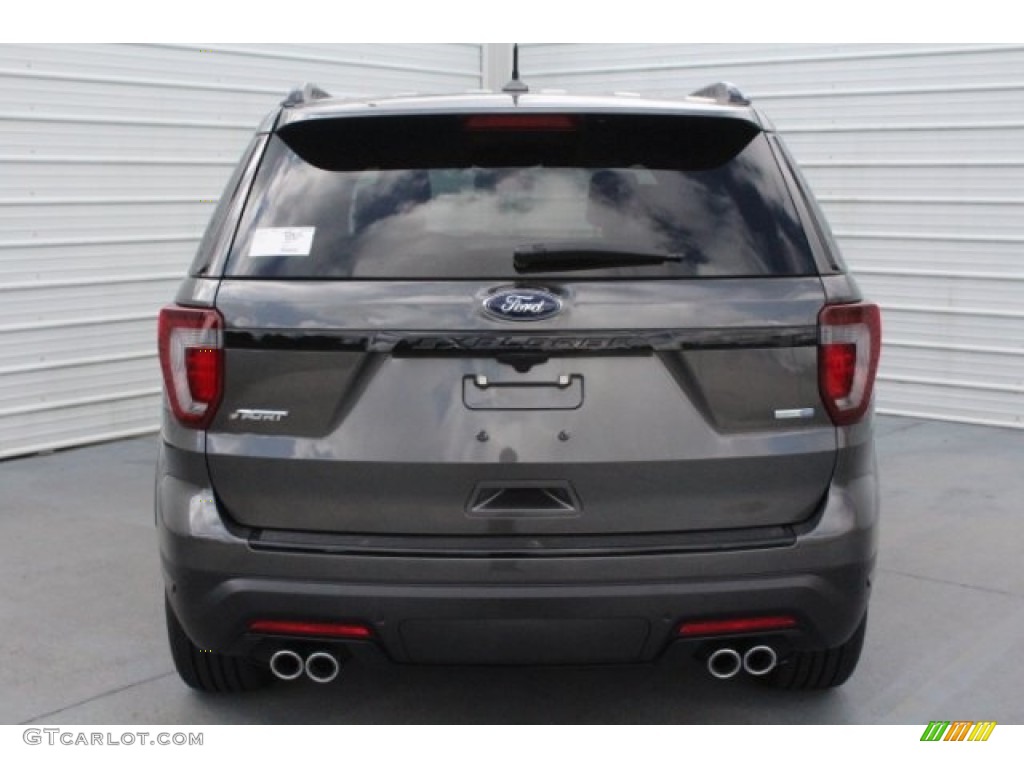 2018 Explorer Sport 4WD - Magnetic Metallic / Ebony Black photo #8