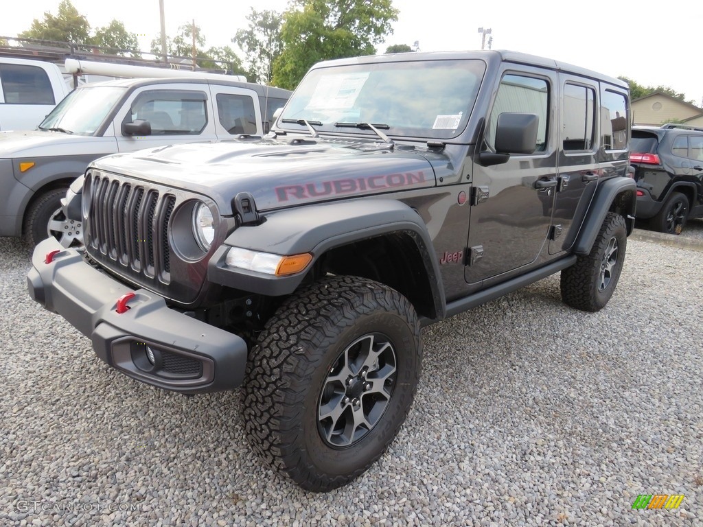 Granite Crystal Metallic 2018 Jeep Wrangler Unlimited Rubicon 4x4 Exterior Photo #129768365