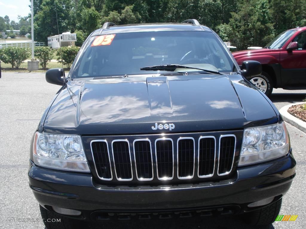 2003 Grand Cherokee Limited 4x4 - Brilliant Black / Dark Slate Gray photo #2
