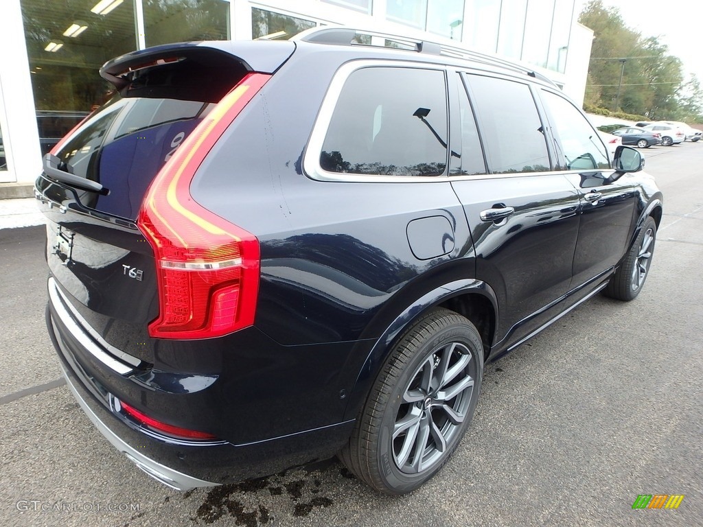 2019 XC90 T6 AWD Momentum - Magic Blue Metallic / Blonde photo #2