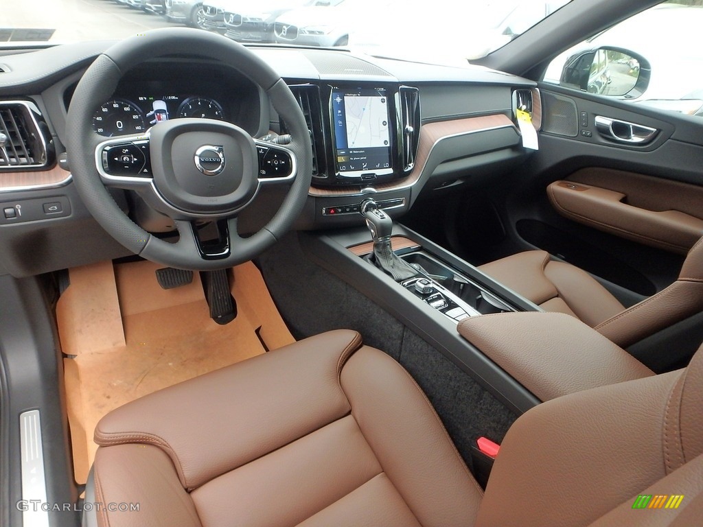 Maroon Brown Interior 2019 Volvo XC60 T5 AWD Inscription Photo #129770016