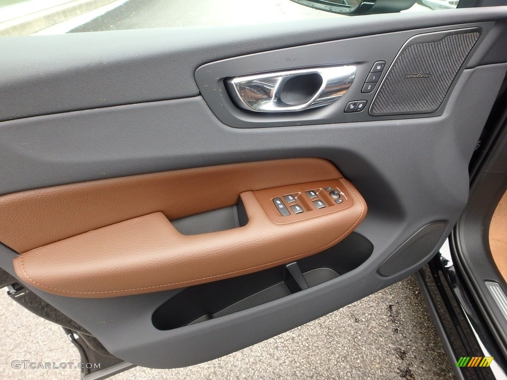 2019 Volvo XC60 T5 AWD Inscription Maroon Brown Door Panel Photo #129770049