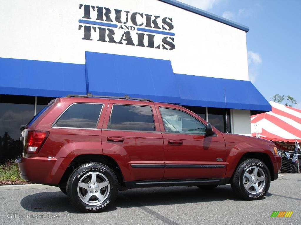 2007 Grand Cherokee Laredo - Red Rock Crystal Pearl / Medium Slate Gray photo #1