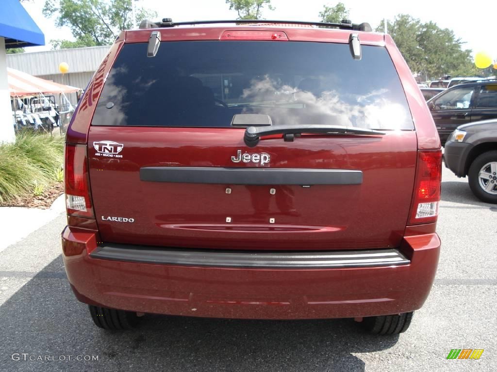 2007 Grand Cherokee Laredo - Red Rock Crystal Pearl / Medium Slate Gray photo #4