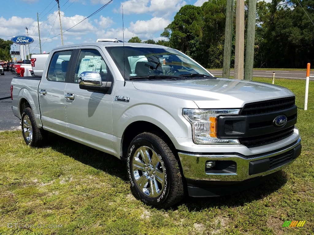 2018 F150 XL SuperCrew - Ingot Silver / Earth Gray photo #7