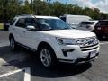 2018 White Platinum Ford Explorer Limited  photo #7