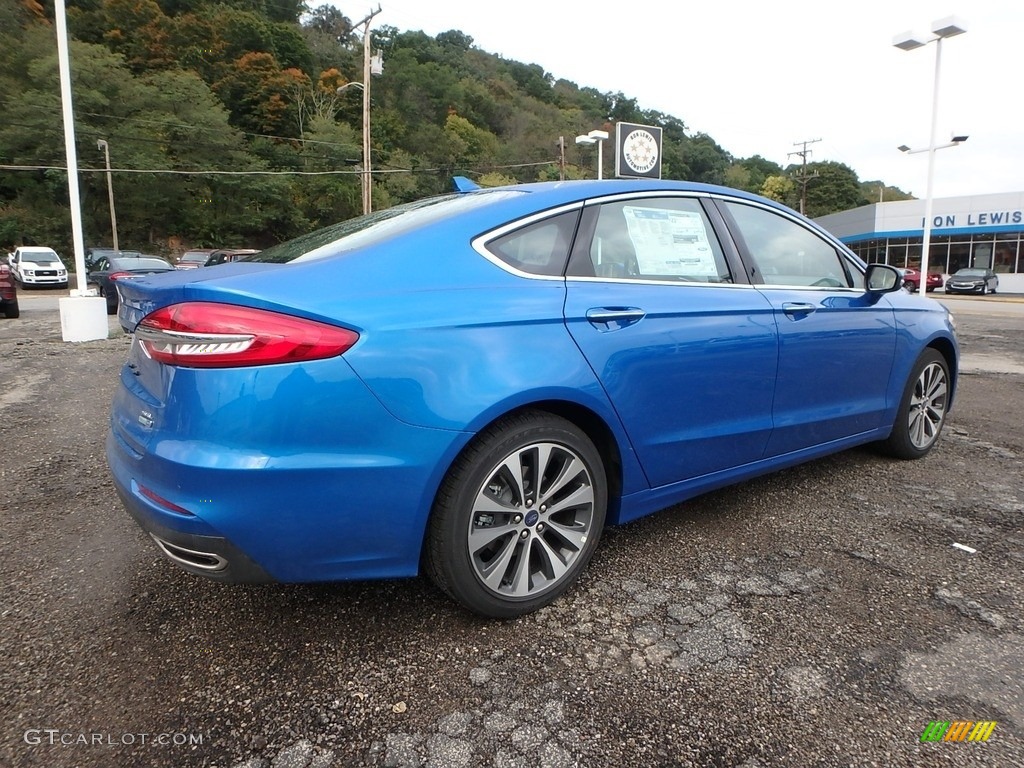 2019 Fusion SEL AWD - Velocity Blue / Ebony photo #2