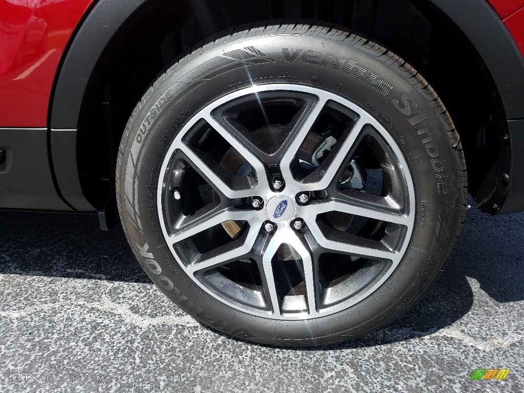 2018 Explorer Sport 4WD - Ruby Red / Ebony Black photo #21