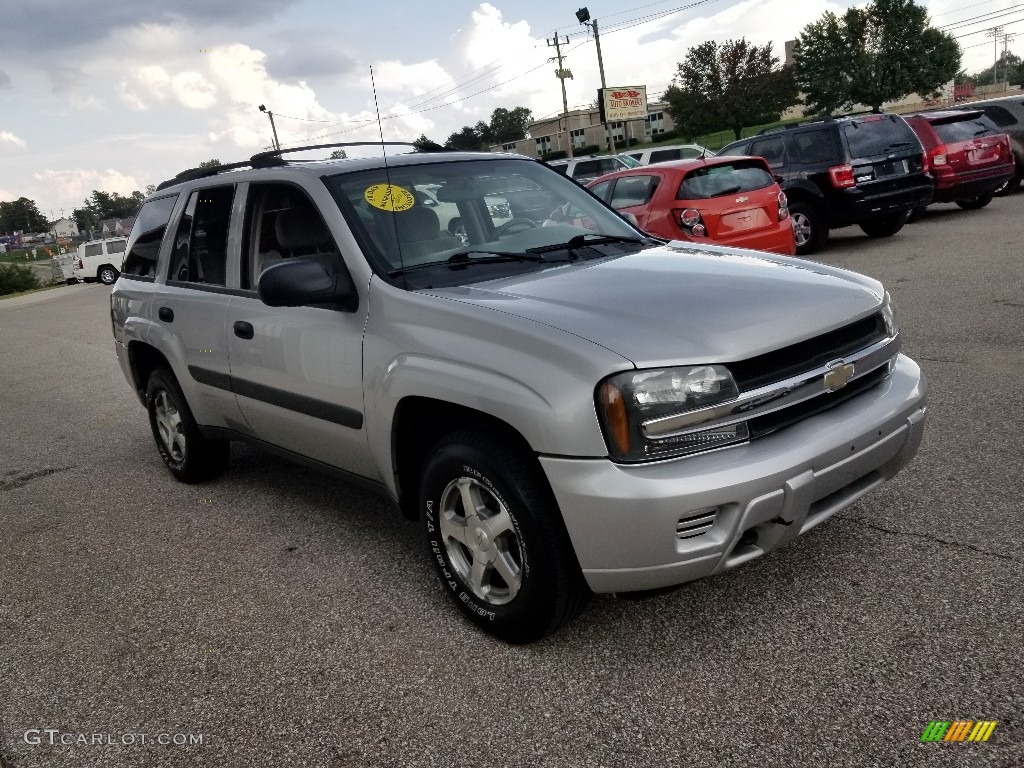 2005 TrailBlazer LS 4x4 - Silverstone Metallic / Light Gray photo #2