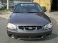 2001 Charcoal Gray Hyundai Accent GS Coupe  photo #1