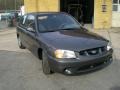 2001 Charcoal Gray Hyundai Accent GS Coupe  photo #2