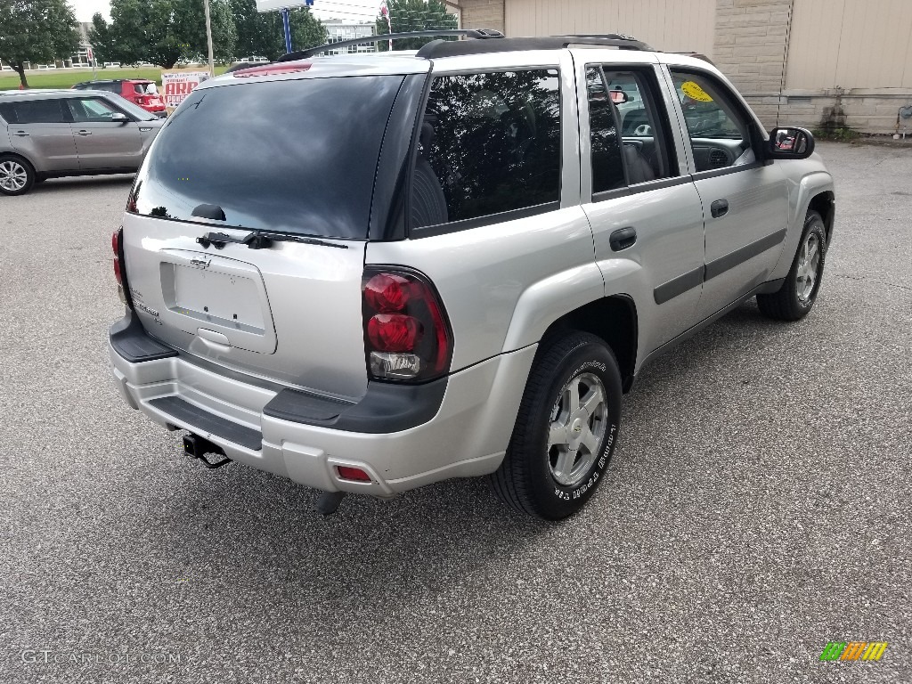2005 TrailBlazer LS 4x4 - Silverstone Metallic / Light Gray photo #9