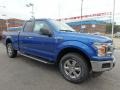 2018 Lightning Blue Ford F150 XLT SuperCab 4x4  photo #8