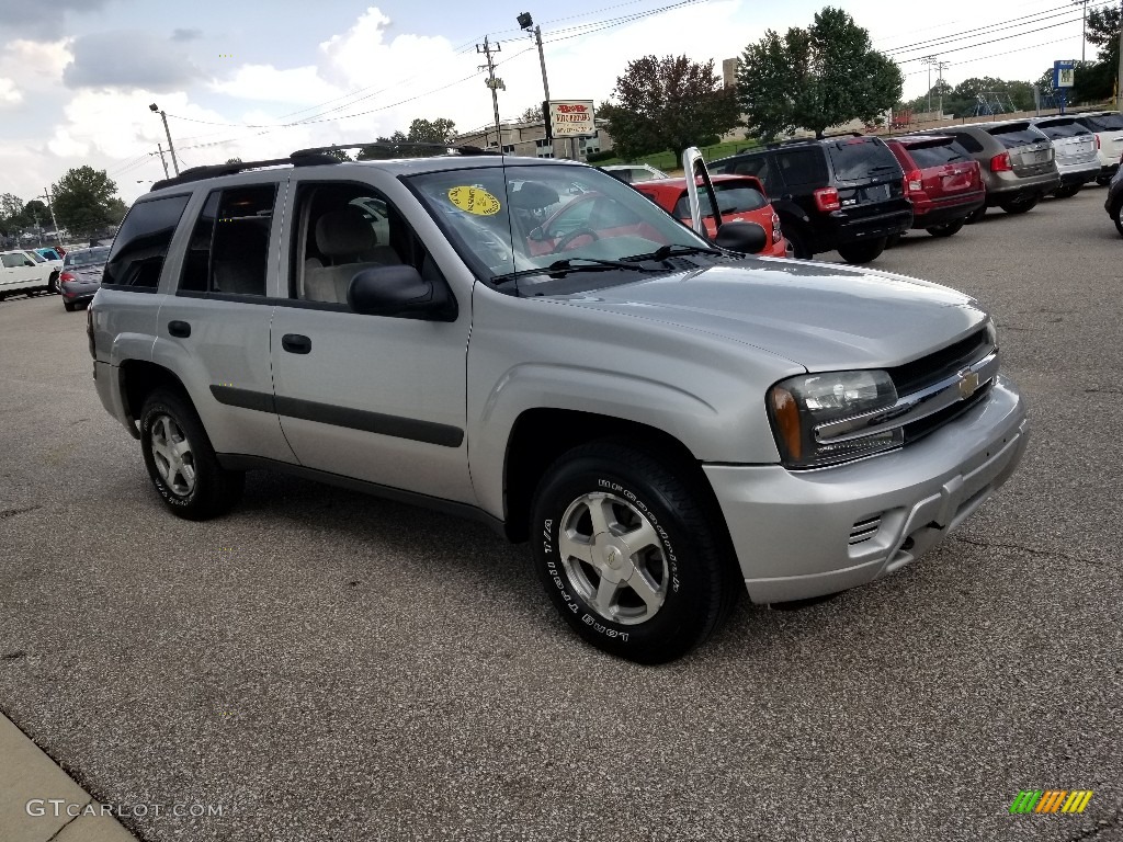 2005 TrailBlazer LS 4x4 - Silverstone Metallic / Light Gray photo #17