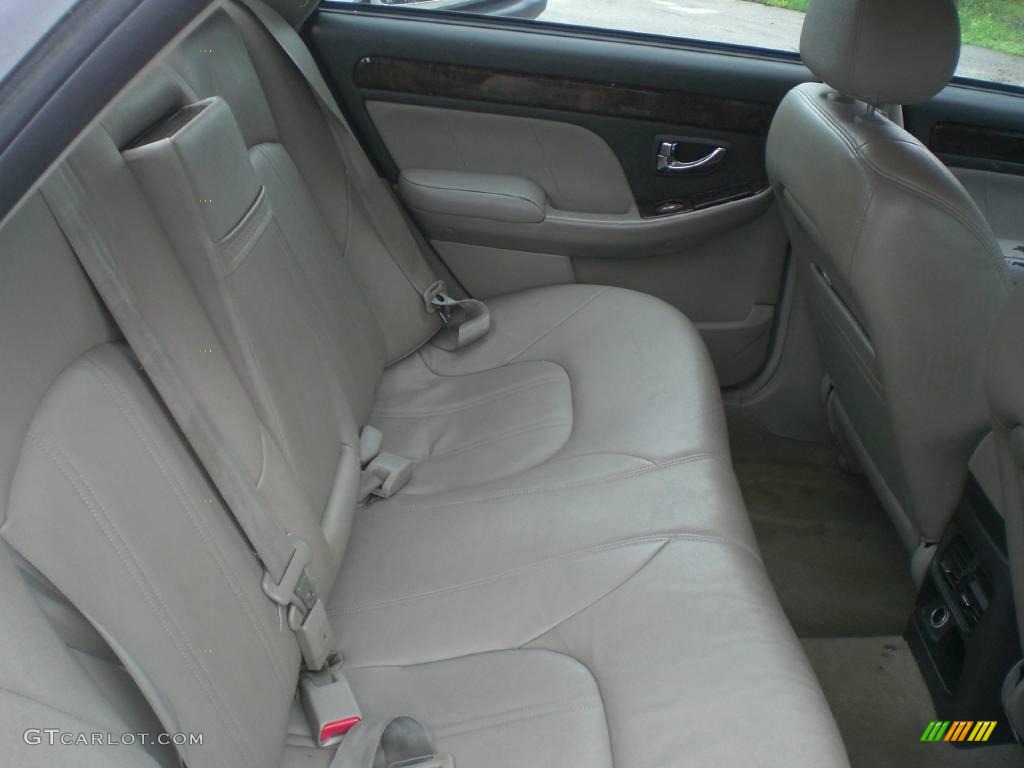 2002 XG350 Sedan - Ivory White Pearl / Beige photo #8