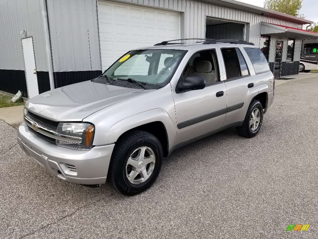 2005 TrailBlazer LS 4x4 - Silverstone Metallic / Light Gray photo #18
