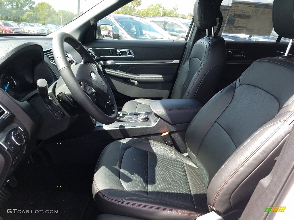 2018 Explorer Sport 4WD - White Platinum / Ebony Black photo #9
