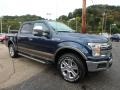 2018 Blue Jeans Ford F150 Lariat SuperCrew 4x4  photo #8