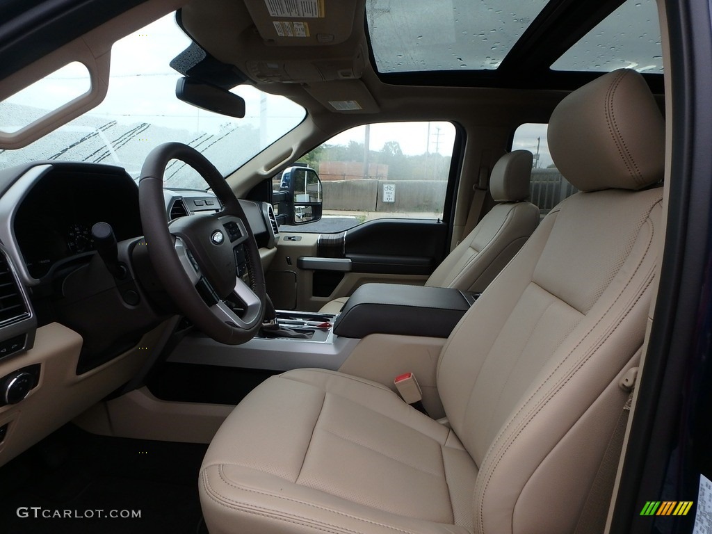 2018 F150 Lariat SuperCrew 4x4 - Blue Jeans / Light Camel photo #10