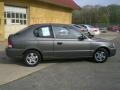 2001 Charcoal Gray Hyundai Accent GS Coupe  photo #8