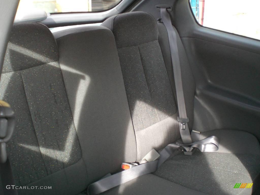 2001 Accent GS Coupe - Charcoal Gray / Gray photo #11