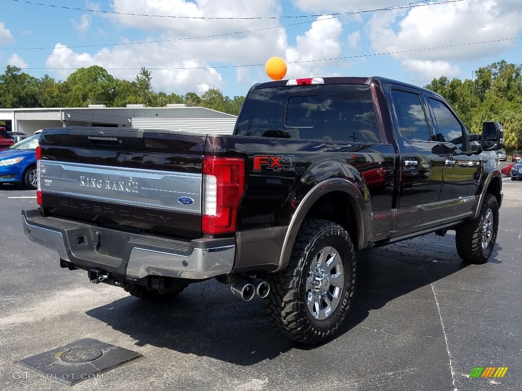 2018 F250 Super Duty King Ranch Crew Cab 4x4 - Magma Red / King Ranch Kingsville Java photo #5