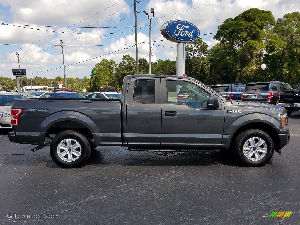 2018 F150 XL SuperCab - Magnetic / Earth Gray photo #6