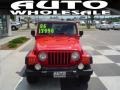 2006 Flame Red Jeep Wrangler Sport 4x4  photo #2