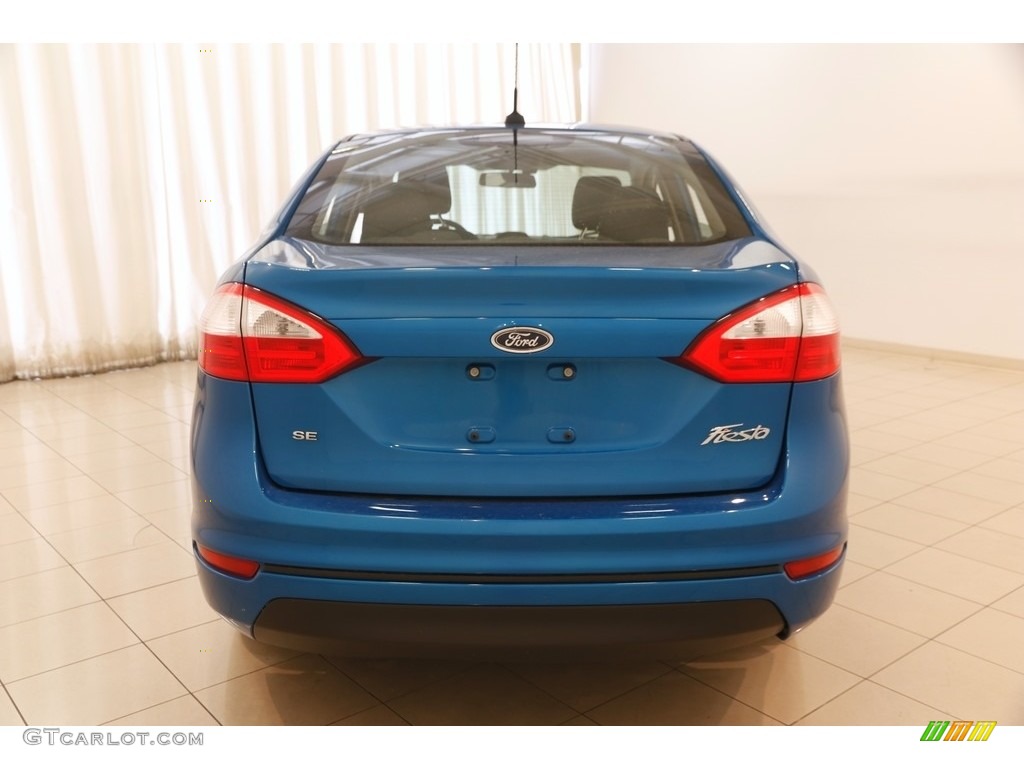 2017 Fiesta SE Sedan - Blue Candy / Charcoal Black photo #14