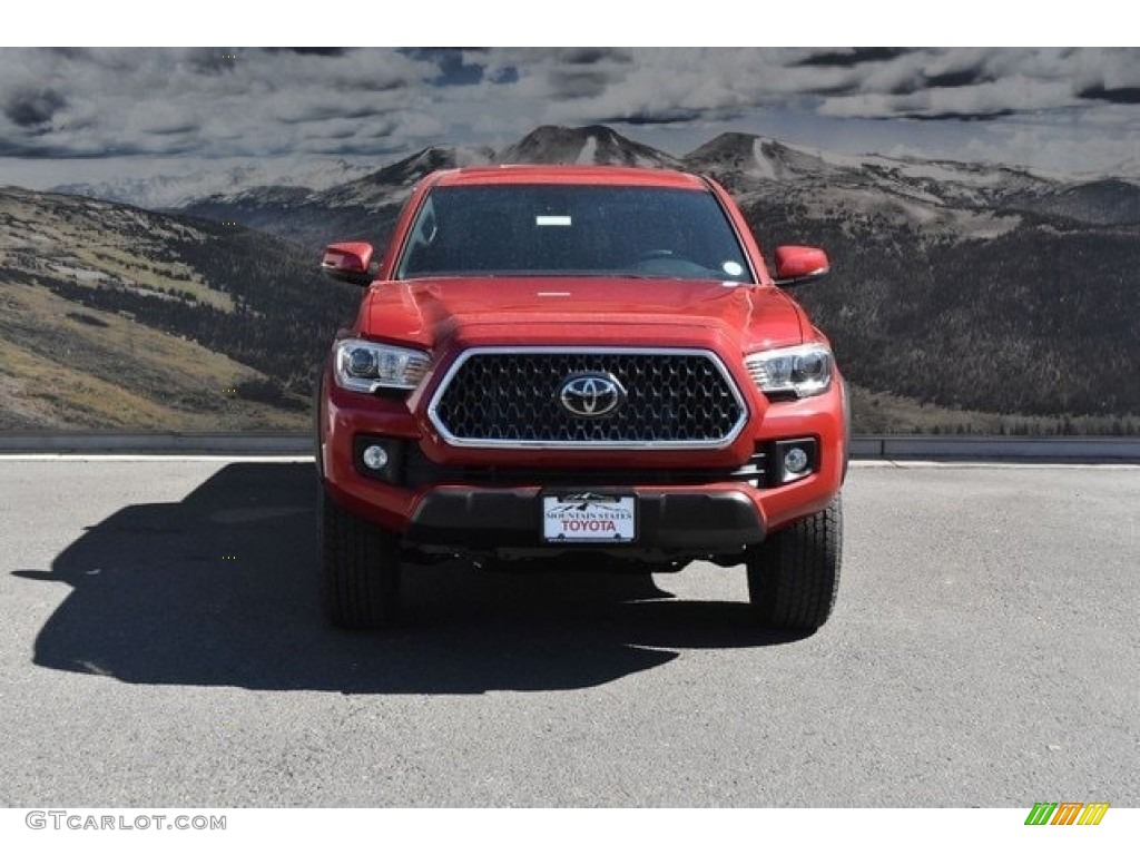 2019 Tacoma TRD Off-Road Double Cab 4x4 - Barcelona Red Metallic / TRD Graphite photo #2