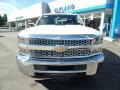 2019 Summit White Chevrolet Silverado 2500HD Work Truck Double Cab 4WD  photo #2