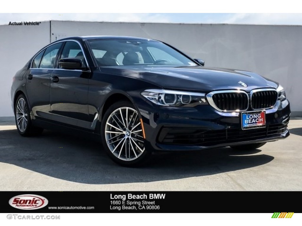 2019 5 Series 530e iPerformance Sedan - Imperial Blue Metallic / Black photo #1