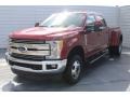 2017 Ruby Red Ford F350 Super Duty Lariat Crew Cab 4x4  photo #3