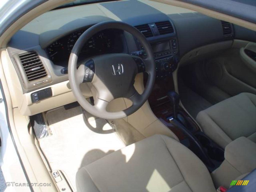 2007 Accord EX Sedan - Taffeta White / Ivory photo #9