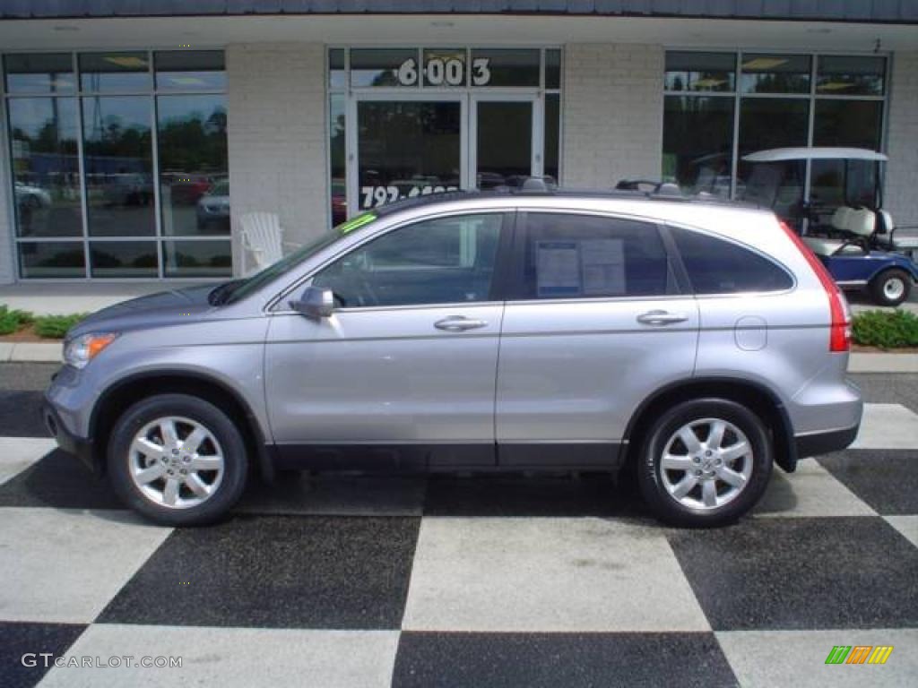 2007 CR-V EX-L 4WD - Whistler Silver Metallic / Gray photo #1