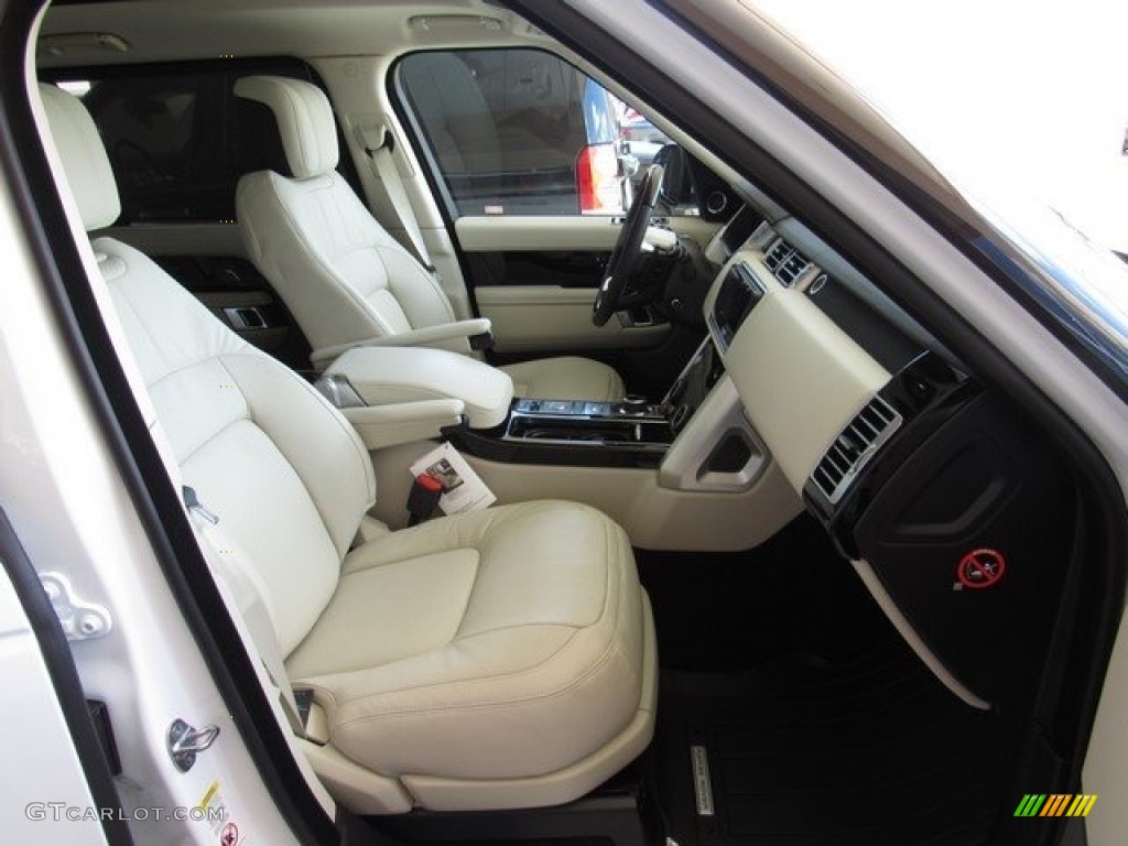 Ebony/Ivory Interior 2019 Land Rover Range Rover Supercharged Photo #129790036
