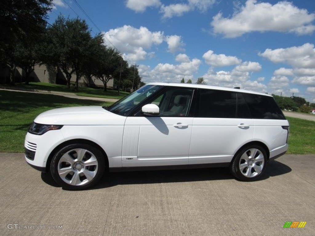 Fuji White 2019 Land Rover Range Rover Supercharged Exterior Photo #129790171