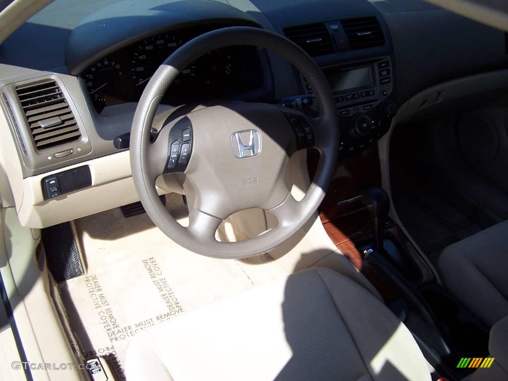 2007 Accord EX Sedan - Desert Mist Metallic / Ivory photo #9