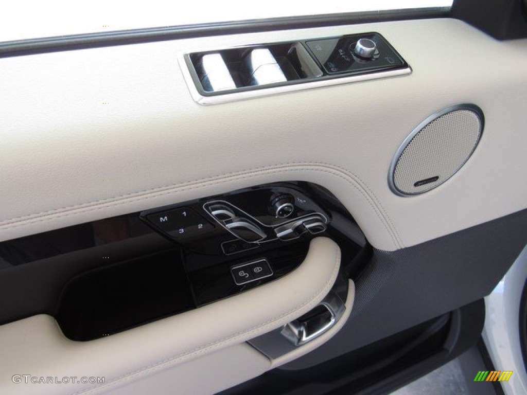 2019 Land Rover Range Rover Supercharged Ebony/Ivory Door Panel Photo #129790492