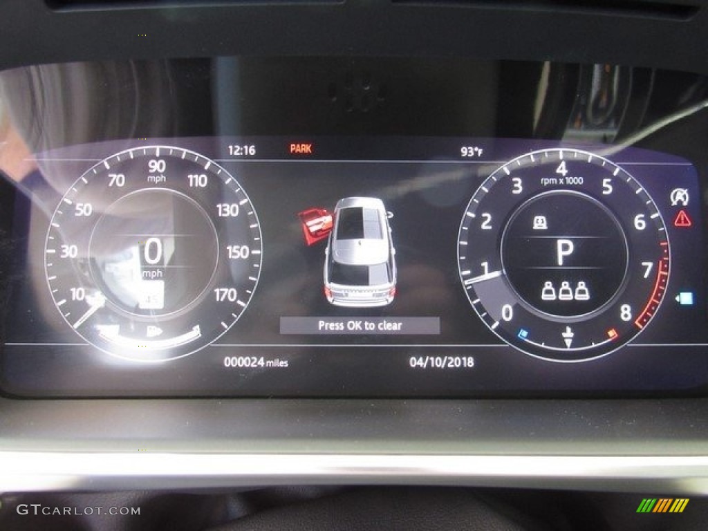 2019 Land Rover Range Rover Supercharged Gauges Photo #129790573