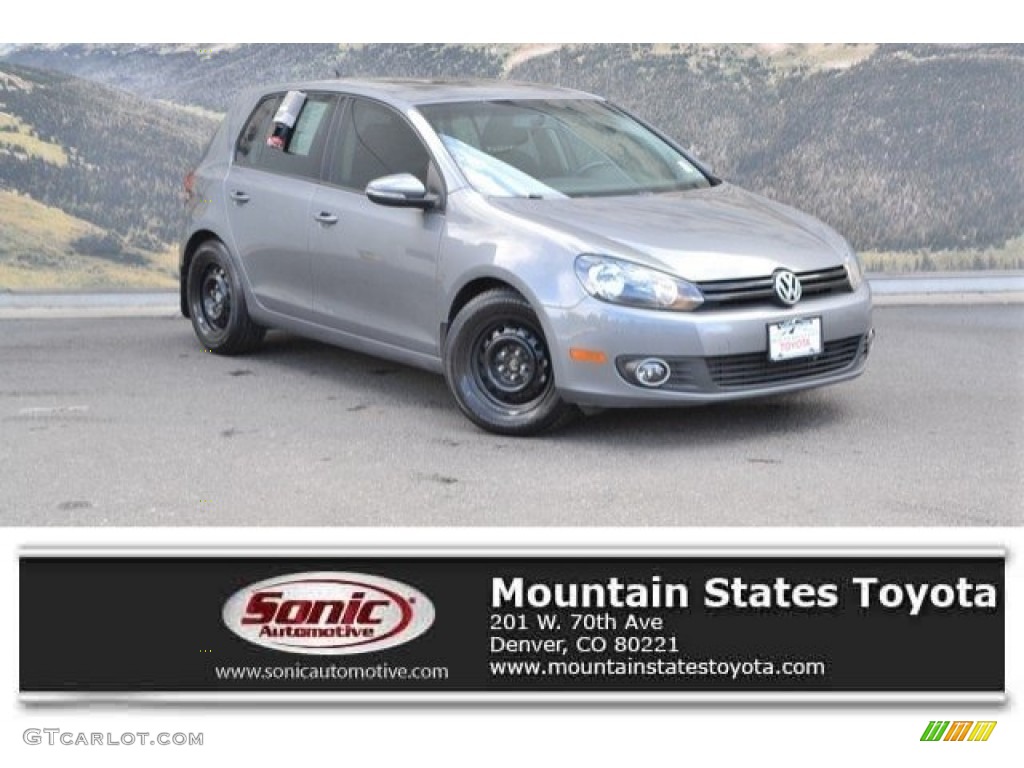 2013 Golf 4 Door TDI - United Gray Metallic / Titan Black photo #1