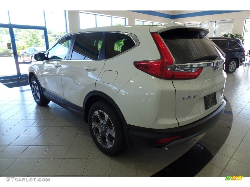 2018 CR-V EX AWD - White Diamond Pearl / Black photo #2