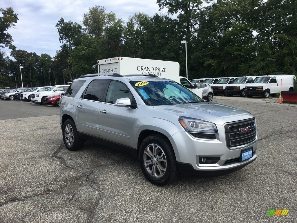 2015 Acadia SLT AWD - Champagne Silver Metallic / Ebony photo #1