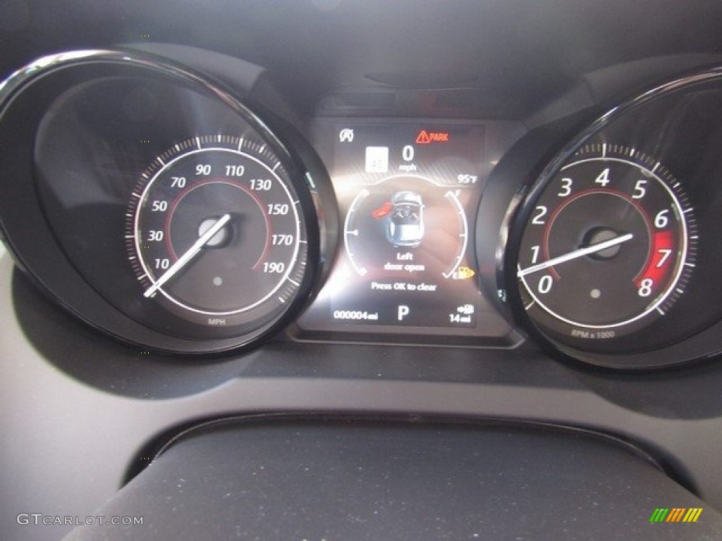 2019 Jaguar F-Type P300 Convertible Gauges Photo #129793870