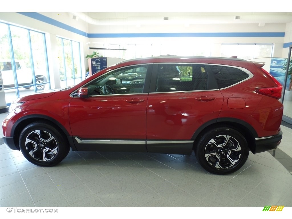 2018 CR-V Touring AWD - Molten Lava Pearl / Ivory photo #2