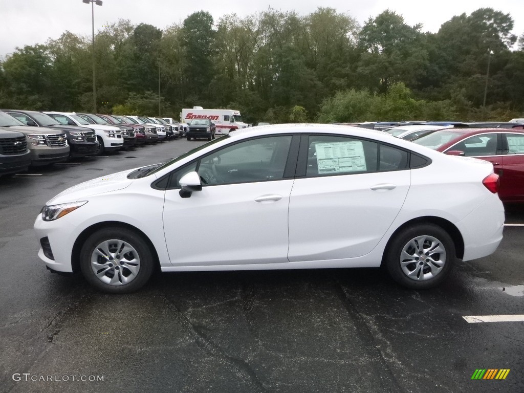 Summit White 2019 Chevrolet Cruze LS Exterior Photo #129795363